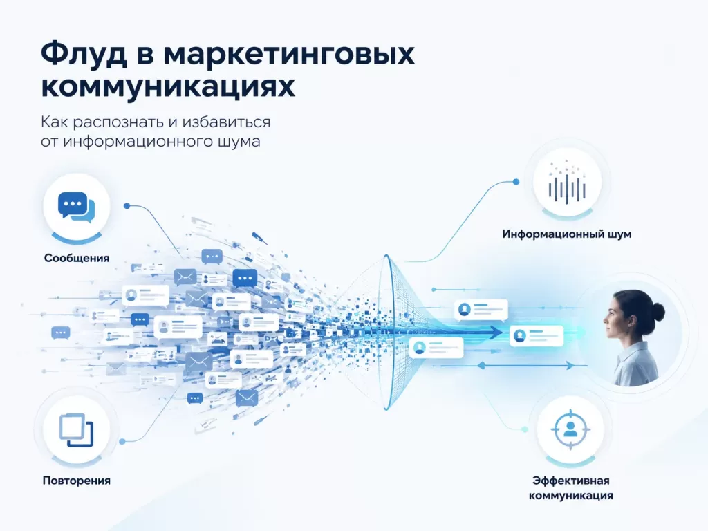 Флуд в маркетинговых коммуникациях: информационный шум, его признаки и способы борьбы