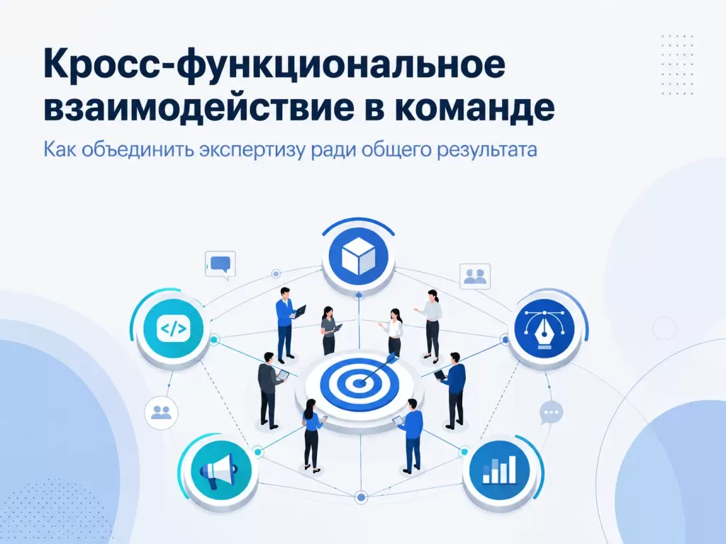 Кросс-функциональное взаимодействие в команде: специалисты разных функций объединяются ради общего результата
