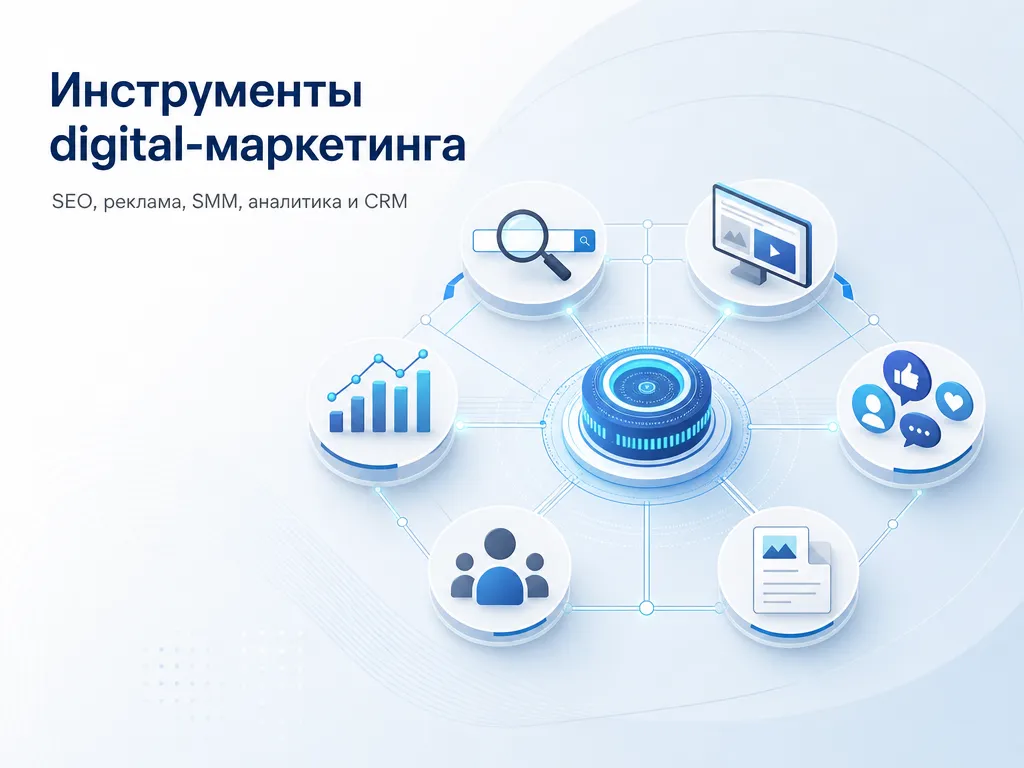 Инструменты digital-маркетинга: SEO, реклама, SMM, контент, CRM и аналитика