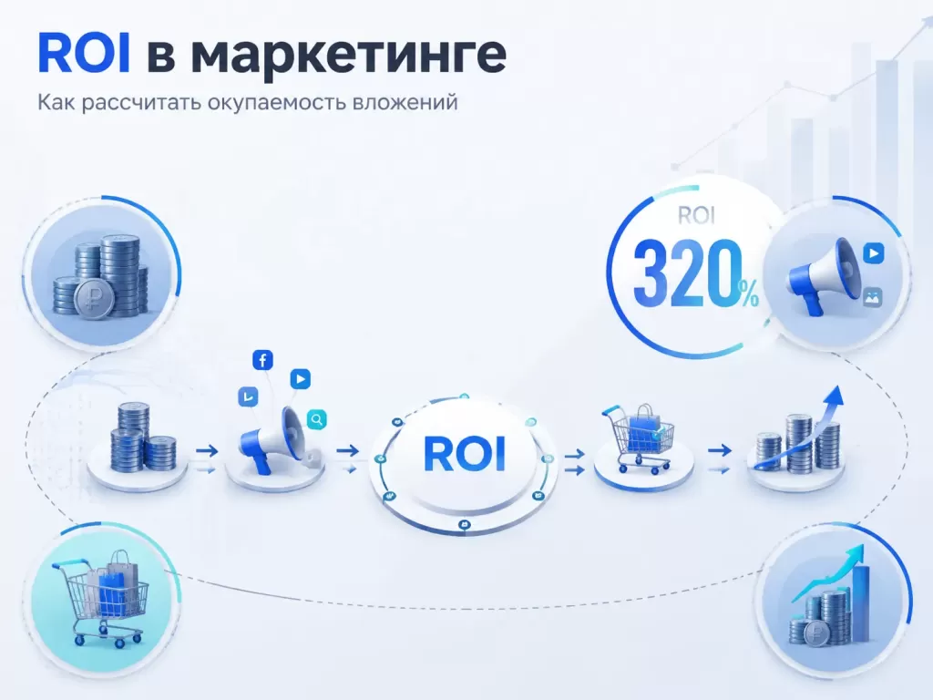 ROI в маркетинге — расчёт окупаемости маркетинговых вложений
